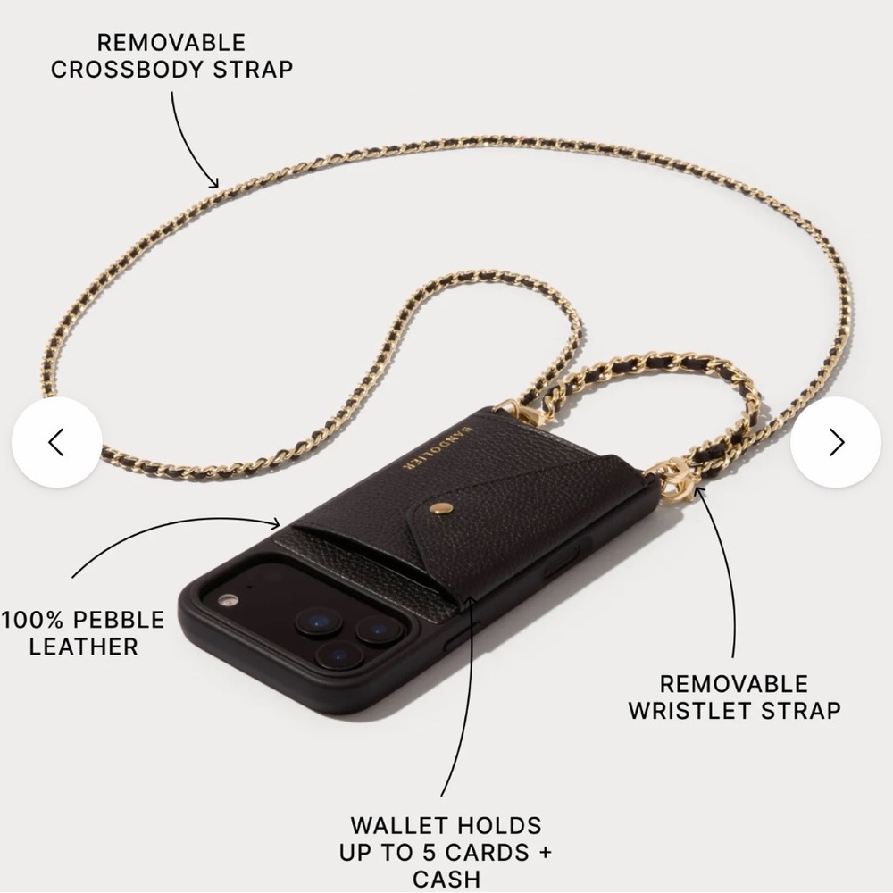 Bandolier iPhone 17 Pro Case w/ TWO straps